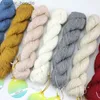 Filato 50g Matassa di lana Cashmere Angora Filato per maglieria a mano all'uncinetto Peso per indumenti per bambini Sciarpe Cappelli Progetti artigianali Lago dei cigni L231130