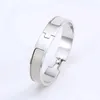 bangle stainless steel gold buckle bracelet fashion jewelry men and women bracelets 17cm 19cm Y36r#