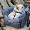 Hundbilstolskydd för små hundar husdjur tvättbar säng med lagringsficka bärbar resebärareVaiduryd