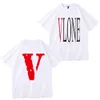 Vlone Tシャツ夏のメンズ女性デザイナーTシャツルーズティーファッションブランドトップマンSカジュアルVLONESシャツLuxurys Streetショートパンツスリーブ服Tシャツ