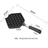 Macchina per il pane Eggettes cinesi Macchina per waffle Puff Iron Hong Kong Macchina per uova a bolle Forno per torte QQ Maker1289D