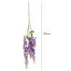 3 pièces 100 cm de Long fleur de glycine artificielle mariage plafond fleur matériel hôtel Hall tenture murale décoration arrangement floral