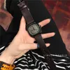 2023 New Retro Fashion Trend Casual Couple Watch Large dial genuine leather cowhide watch square personality