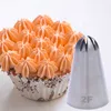 New 5pcs Large Metal Cake Cream Decoration Tips Set Pastry Tools Stainless Steel Piping Icing Nozzle Cupcake Head Dessert Decorators