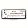 1 caixa de suporte dentário, suportes para aparelho dentário, modelo de dentes, mini suportes