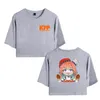 Men's T Shirts Print Hololive English Vtuber Takanashi Kiara Harajuku Women T-shirt Summer Short Tees Casual Streetwear Show Body