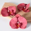 Decorative Flowers Lovely Phalaenopsis Flower Head Artificial Butterfly Orchid DIY Wedding Christmas Decoration Shooting Props Accessories