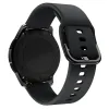 Silicone Smart Watch Band Straps EST 20mm 22 مم لـ Samsung Galaxy Active 2 3 Gear S2 Watchband Bracelet Bracelet مع ألوان المعادن الإبزيم LL