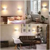 Wandlampen moderne led marmeren glazuur slaapkamer decor long sconces badkamer licht retro mount lamp schakelaar