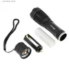 Torches Securitying E6 IR Hunting Flashting 850nm طول الموجة LED الأشعة تحت الحمراء الإشعاع الأشعة تحت الحمراء رؤية الشعلة استخدام 18650 / AAA بطارية Q231130