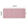 Tovagliette Pad Piatto Mat Silicone Asciugatura Per Tazze Pentole Padelle Coltelli Cremagliera Bancone Cucina Lavello Bar Facile da PulireMats