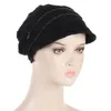 Vêtements ethniques Arabe Large Bord Chapeau Femmes Musulmanes Forage Ornement Islamique Fleur Dentelle Respirant Turban Cap