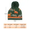 Czapki czapki zimowe maluch chłopców dinozaur hat jesień dzieci ciepłe dzianinowe czapkę dziecięcą modę odpowiednich na 2-10 lat 231129