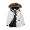 Hommes Down Parkas Goose Manteau d'hiver Épais Vestes chaudes Vêtements de travail Veste extérieure épaissie Mode Kee Couple Live Broadcast Coat387 Dhvge