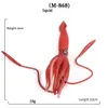 Hot Sale Marine Animal Games Model Figurer Toys Simulation Squid Octopus Jellyfish Screw PVC Action Figur Kids Education Toy Gift S2077