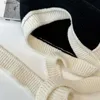 Czapki czapki/czaszki ciepłe damskie kapelusz elegancki w stylu akademii Klasyczne modne kolory Lacy-up Lady Ski Knit Cap 2023 Zimowe czapki Q231130
