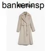 Designer Coat Maxmaras Pure Wool Winter 2023 Ny produkt Kvinnor Cashmere Blend spets upp 601610330 Beige 36