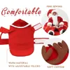 Abbigliamento per cani Costume natalizio per animali domestici Babbo Natale che cavalca su abbigliamento per cani Abiti da festa per animali domestici Vestito da equitazione natalizio per cani 231129