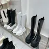 Kadın Tasarımcı Diz Botları Şık Sonbahar/Kış Yükseklik Platformu Rider Boots Fermuar uyluk yüksek şövalye çizmeleri