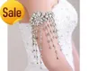 Luxuriöse Quaste Strass Kristall Braut Armbänder Armreifen Armband Armband Hochzeit Schmuck Party Zubehör für Mädchen