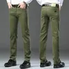 Jeans da uomo stile classico 3 colori autunno slim marrone pantaloni di jeans elasticizzati casual da lavoro di alta qualità pantaloni di marca maschile 231129
