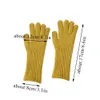 Fem fingrar handskar stickad full pekskärm för att spela telefon vinter tjockare varm utomhusskidåkning stretch mantens 231130