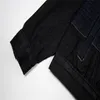 2 роскошная марка красивая мужская куртка Высококачественное изысканное изящное печатное дизайн Осень и зимняя джинсовая куртка № 01#01