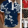 NIEUW Heren Effen Kleur Shirt Korte Mouw Turn-down Kraag Rits Poloshirt voor Mannen Casual Streetwear Mannelijke Tops