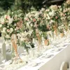 60cm ila 100cm) Çiçek Stand Metal Yol Kurşun Düğün Merkez Parçası Çiçekler Raf Evi Ev Dekorasyonu 004