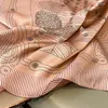 Scarves 2023 Luxury Print Square Shawl Wraps Beach Stoles Echarpe Silk Scarf For Women Neck Tie Female Hair Band Bag Headkerchief Hijab