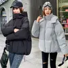 Trenchs de femmes Manteaux d'hiver Manteau 2023 Veste courte Mode coréenne Loose Down Rembourré Chaud