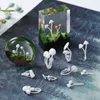 Decorative Flowers Small Mushrooms Resin Filler Epoxy Mold For DIY Crafts Jewelry Making Supplies Style Random