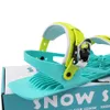 Släde vuxna mini skidåkning för snö mini kort skiboard snöblader justerbara bindningar bärbara skidskor snowboard utomhus 231124