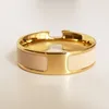 Titanium stalen bruiloft liefhebbers ring voor vrouwen rose goud zilver verlovingsringen mannen sieraden geschenken mode-accessoires Beste kwaliteit