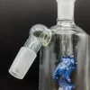 1x 14 mm 45° Glas-Aschefängerkopf Dolphin Inside 45° Shisha Bong mit männlichem Gelenk