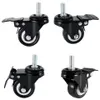 4 x hjul 50mm svivel Castor Wheels Trolley Furniture Caster Heavy Duty246K