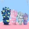 Children's Fingerless Gloves Winter Kids Ski Gloves for Boys Girls Snow Snowboard Warm Children Glove Waterproof Thicken Mittens Keep Finger Warmer 4-13Y 231129