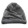 Beanie/Skull Caps New Winter Warm Men Hat For Adult Male Wool Fashion Beanies Knit Thick Hats Soft Bonnet Cotton Brand Star Caps J231130