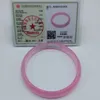 64 mm zertifizierter natürlicher Achat-Chalcedon-Rosa-Schmuck-Armreif