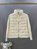 Parka's 2023 Nieuwe 90 Witte Eendendons Pak voor Dames Senior Wol Gebreid Paneel Warmte en Slim Fit Naar buiten Modieus Gm6s