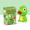 Enfants Creative Décompression Fidget Jouets Pincer Grenouille Dinosaure Coller La Langue Soulager Le Stress Jouet Cadeaux De Noël Pour Les Enfants Avec Boîte D'emballage De Détail