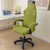 Stoelhoezen 4 stks/set Spandex Maïs Fluwelen Kantoor Gaming Thuis Stretch Fauteuil Stoelhoes Roterende Computer Kussenovertrekken