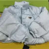 Piumino firmato da donna Piumino leggero Lettera P Colletto invernale Parka Giacca corta moda Giacca a vento sottile Tasca Lady Cappotti caldi Gilet senza maniche