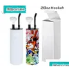 Mugs 20Oz Sublimation Hookah Tumbler With Smoking Pipe Lid Stainless Steel Straight Fy5227 Drop Delivery Home Garden Kitchen Dining Ot6Je