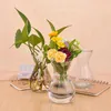 Vases 4 Pcs Hyacinth Vase Hydroponic Glass Flower Bathroom Decorations Office Creative Small Desktop Holder