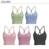 Gym Vêtements S-XL Nylon Sports Bra Top Femmes Bralette Respirant Sous-Vêtements Leggings Pour Sexy 5 Couleurs