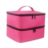 Sacs de rangement Sac de vernis à ongles avec séparateurs réglables pouvant contenir 30 bouteilles Grande boîte Organisateur de poches pour vernis à parfum Travel254h