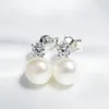 Smyoue – boucles d'oreilles simples pour femmes, bijoux en argent Sterling 0103, perle naturelle, 925, 231129