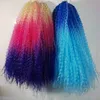 Wholesale of large-sized synthetic fibers, Brazilian curly and extra long African twisted curly crochet hair