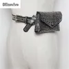 DIINOVIVO Fashion Rivets Waist Pack Luxury Designer Fanny Pack Small Women Waist Bag Phone Pouch Punk Belt Bag Purse WHDV0632 21111538